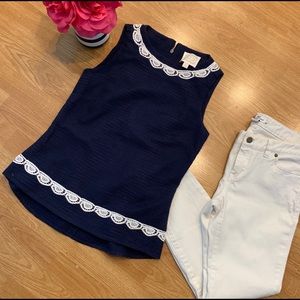 Sail to Sable Navy Top